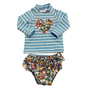 Baby Boden 2 piece Rash Guard Swimsuit